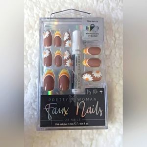 beautifu Newl brown nails Faux Nails